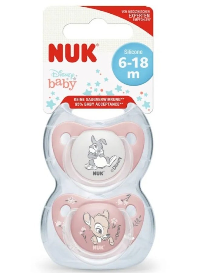 NUK لهاية سيليكون ترينلاين ديزني 6-18 شهر - Image 1